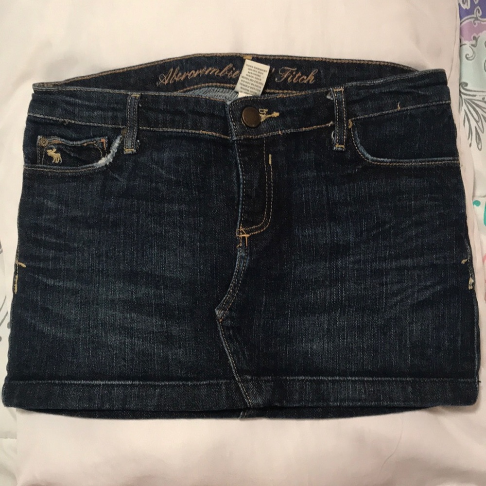 Abercrombie and Fitch Denim Skirt - 0